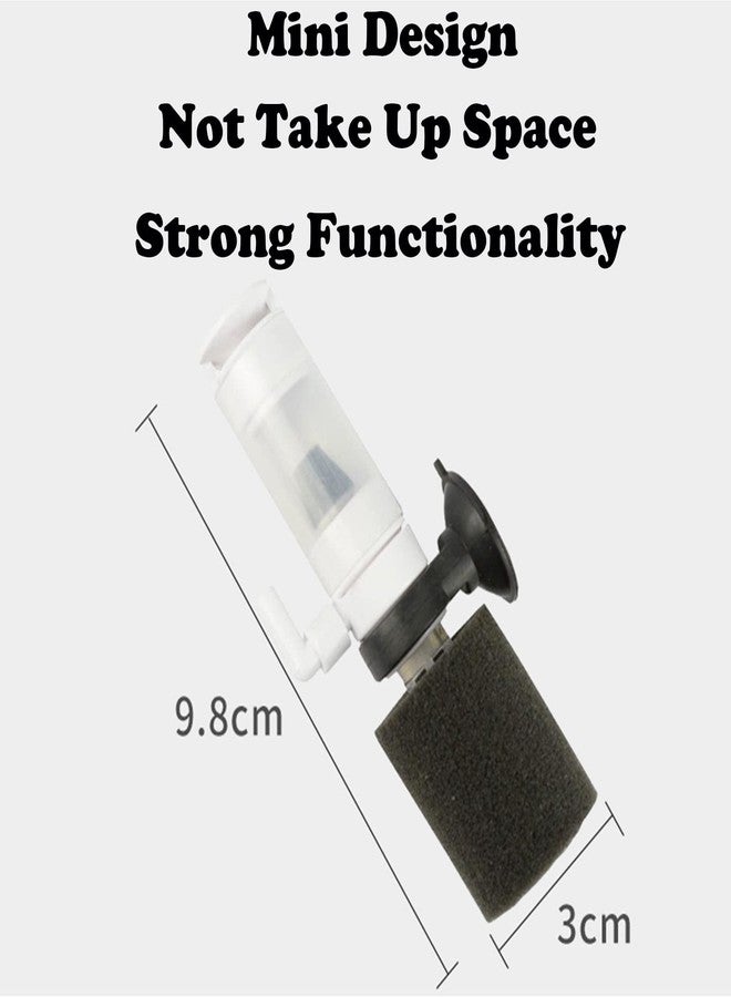 Caylingdee 3-in-1 Portable Aquarium Filter Internal Purifier Fish Tank Filter Mini Multi Layer Power Filter for Fish Tank, Sponge Fish Filter is Suitable for Freshwater Saltwater Household Tank - Image 2